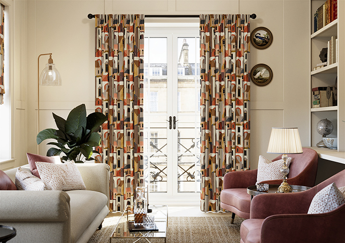 Santiago, Salsa - Made to Measure Curtain - Image 3